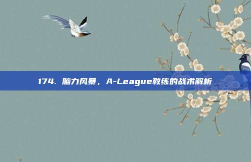 174. 脑力风暴，A-League教练的战术解析